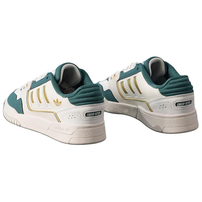 Adidas Originals Drop Step 2.0 Low Retro Comfortable Skate Shoes Unisex Sneakers White Green JS3252