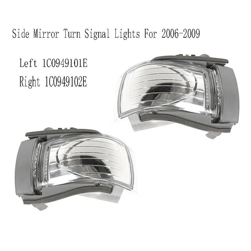Rearview Mirror Indicator Side Mirror Turn Signal Light For VW Beetle 2006-2009 Left 1C0949101E