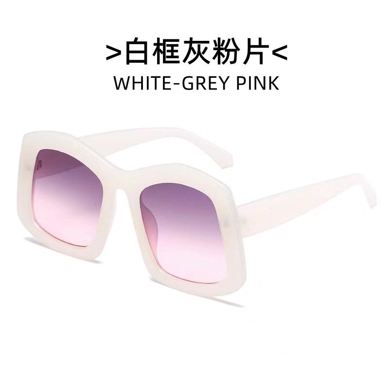 

Солнцезащитные очки в большой оправе для путешествий Персонализированные солнцезащитные очки цвета конфет Модные декоративные очки для уличной фотографии