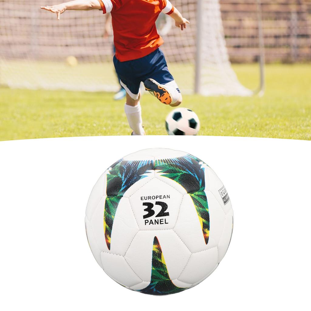 Size 4 Soccer Ball Professional Waterproof Explosion Proof Official Match Football with Gas Pin and Net Bag for Adults and Junior Kids