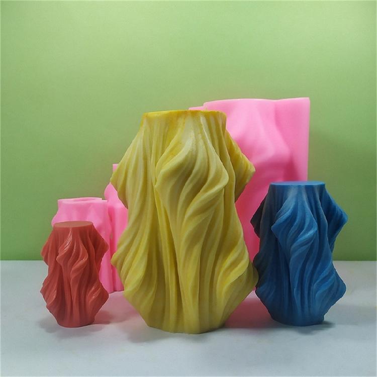 Silicone Candle Molds Epoxy Resin Mold DIY Handmade Soap Making Gypsum Mould