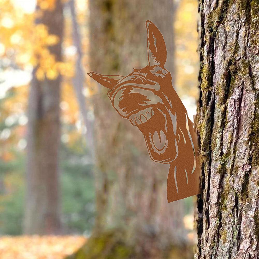 Элегантный силуэт железного осла. Превратите свой дом и сад в сказку с этим — фото 5