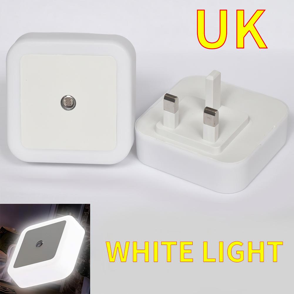 Mini Cute Wall Plug-in LED Night Light Auto Sensor Bedside Lamp For Bedroom Kid's Room Hallway Corridor Stairs EU/US 110V 220V