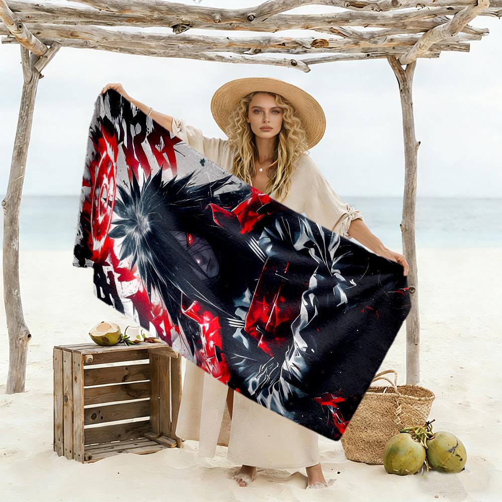 Naruto Beach Towel Super Soft & Absorbent Comfortable Lightweight