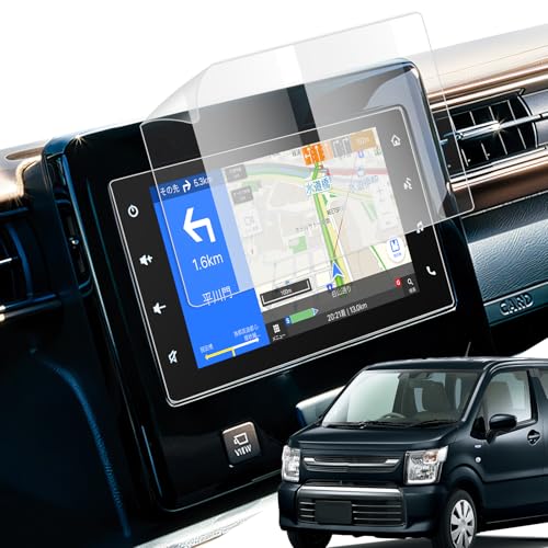 

LANTU 2-Pack Suzuki Wagon R 6-го поколения MH85S MH95S Эксклюзивная 7-дюймовая навигационная пленка «Сверхпрозрачная и прозрачная пленка типа ПЭТ» с функцией распознавания отпечатков пальцев