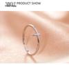 Banyan Tree S925 Silver Adjustable Japanese Cross Ring for Women