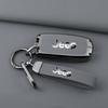 Zinc Alloy Leather Car Key Case Cover Shell For Jeep Renegade Wrangler Patriot Grand Cherokee WK2 KL Compass Liberty Accessories