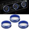 Auto Car AC Control Ring Trim Cover Car Interior Accessories For VW Tiguan Atlas T-roc Ateca FR Passat B8 Variant 2017-2019