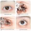 Eyelash Curler Wide Angle Eyelash Curler Natural Curler Lengthening Lasting Set Sunflower Eyelash Curler Convenient Student Women's Makeup Tool