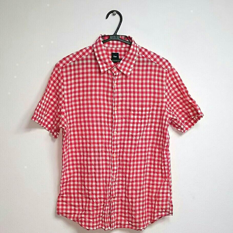 

[Б/У] Рекомендуется для поклонников y2k, achieve и gals! Рубашка в клетку с коротким рукавом