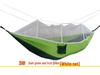 Outdoor Anti-Rollover Nylon Hammock with Mosquito Net - Single/Double Lightweight Parachute Cloth