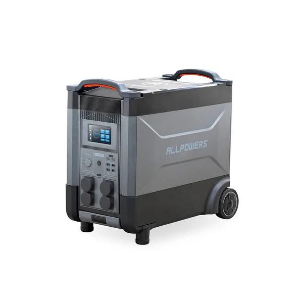 ALLPOWERS R4000 Portable Power Station, LFP Backup Battery 3456Wh with 4 AC Outlets 4000W
