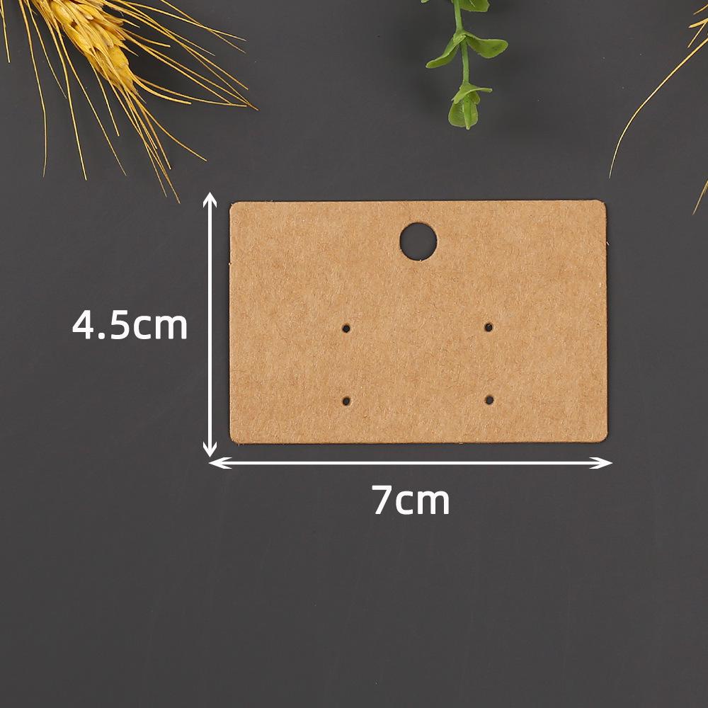Kraft Paper Earring Display Cards for Studs