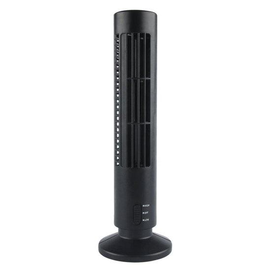 

Universal Mini Portable Office School USB Columnar Air Cooling Electric Desk Fan чорний