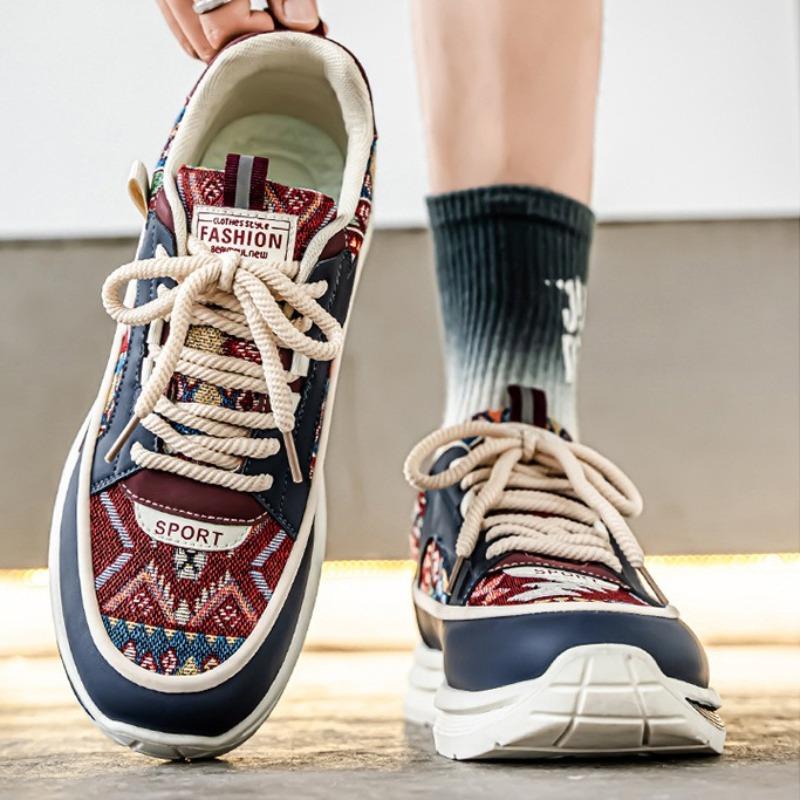 Luxury Men Trendy Casual Sneakers Outdoor Comfortable Platform Vulcanized Shoes Non Slip Wear-resistant Men Running Shoes Hombre
