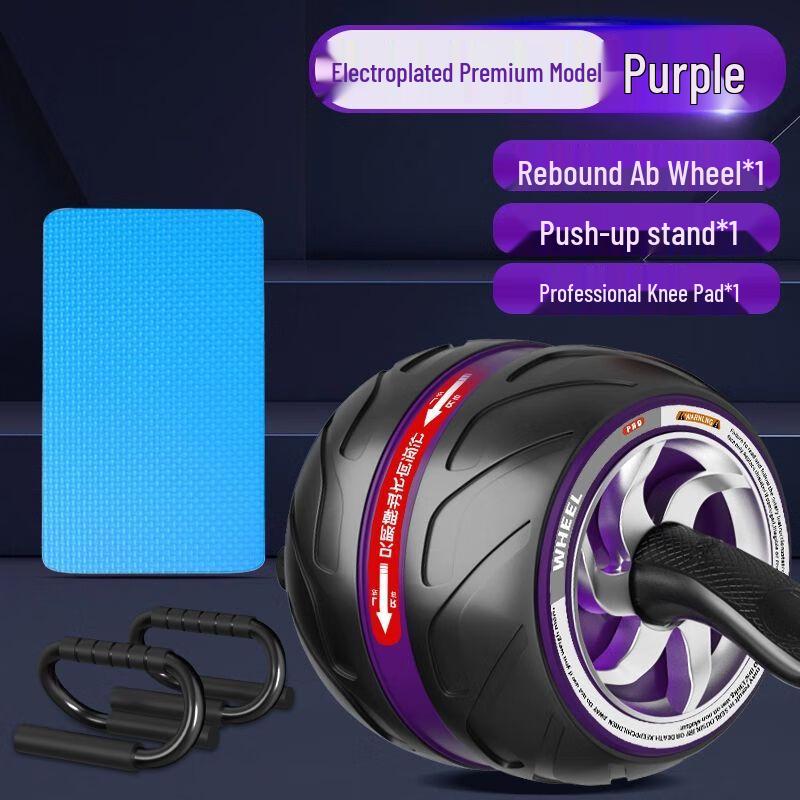 Automatic Rebound Ab Roller Wheel Set Standard