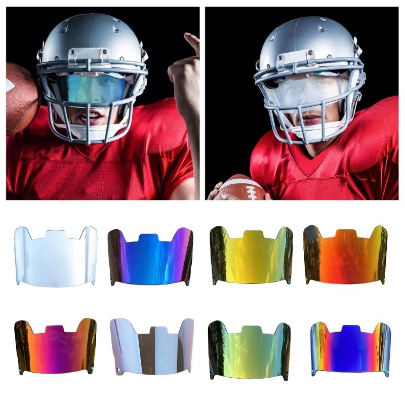 Clear Football Helmets Visors Scratch Resistant Eye Shield For Youth and Adults Youth Football Helmets Visors