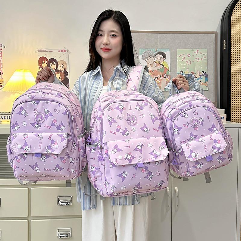 Stylish And Adorable Unisex Backpack For School Kids Featuring Cartoon Patterns And Comfortable Design
