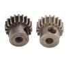 2PCS Set RC Metal Pinion Motor Gear Set for HSP 94107 94111 94123 94170 1 10 RC Car19T