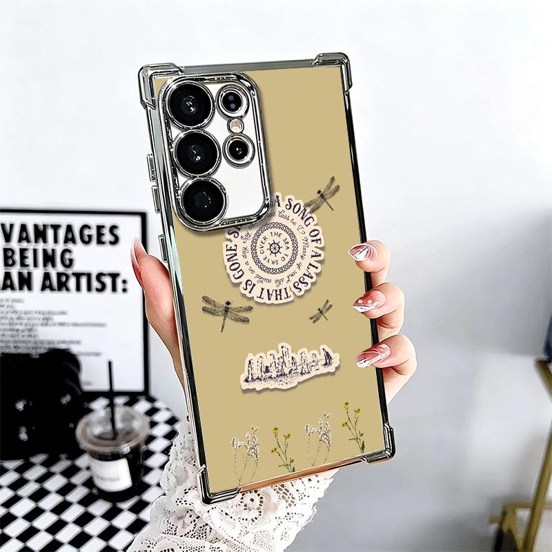 

Outlander TV Claire Soft Phone Case For Samsung Galaxy S26 Ultra S25 Edge S24 FE S23 Plus S22 S21 + S20 Plating Anti-Fall Fundas Samsung S24 FE