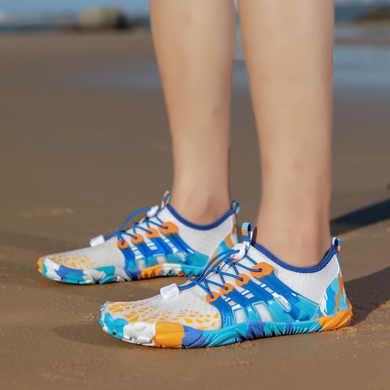 Wading Shoes Adult Water Sports Shoes Sea Pool Swimming Aqua Shoes Quick Dry Beach Wading Sneakers for Surfing Fishing Boating
