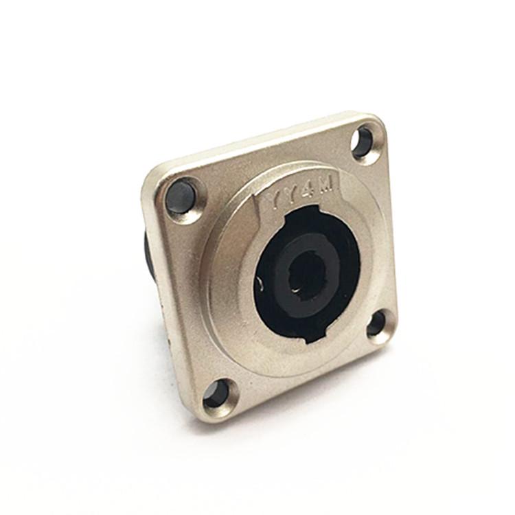 Metal Four-Core Audio Socket Amplifier Seat