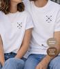 Gepersonaliseerde Koppel T-shirts – Bijpassende Koppelshirts met Initialen & Datum – Cadeau voor Koppels