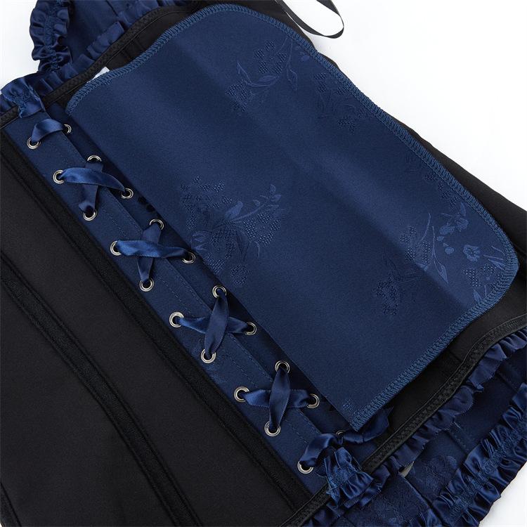 Wielokolorowy Koronkowy Gorset Push-Up Modelujący Sylwetkę