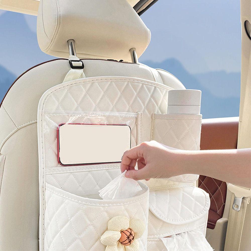 Foldable Car Seat Organizer Household Car Back Seat Organizer Car Document Holder Car Supplies