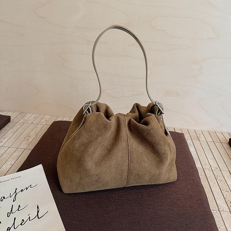 Нишевая сумка маленькая сумка женская осенняя новая простая сумка-ведро модная высококачественная сумка-мессенджер