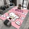 3DHello Kitty Cartoon Character Non-slip Rug for Living Room, Suitable for Bedrooms, Playrooms, Sofas, Home Decor Doormats.6