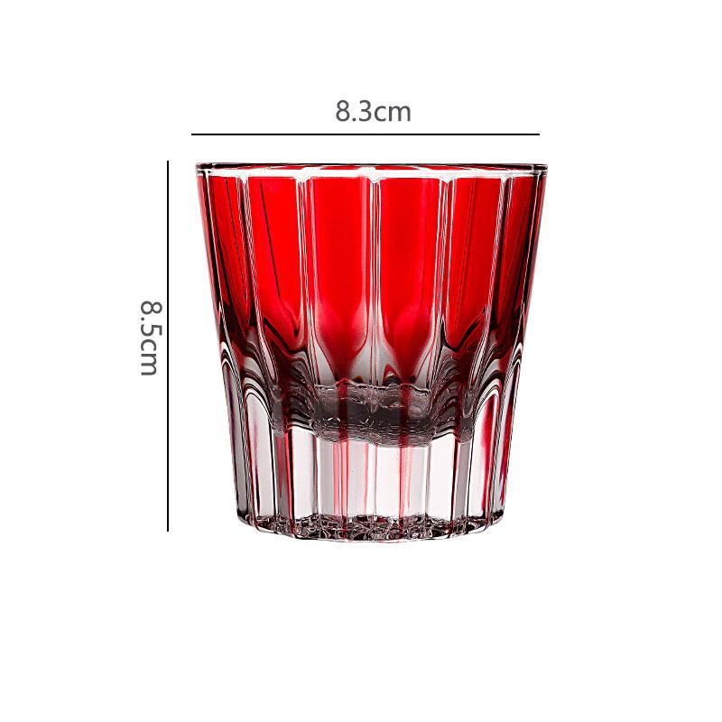 200ml Luxusní sklenice na víno Vícebarevné sklenice na whisky Špičková koktejlová sklenice Párty Vynikající sklenice na pití Kávové hrnky