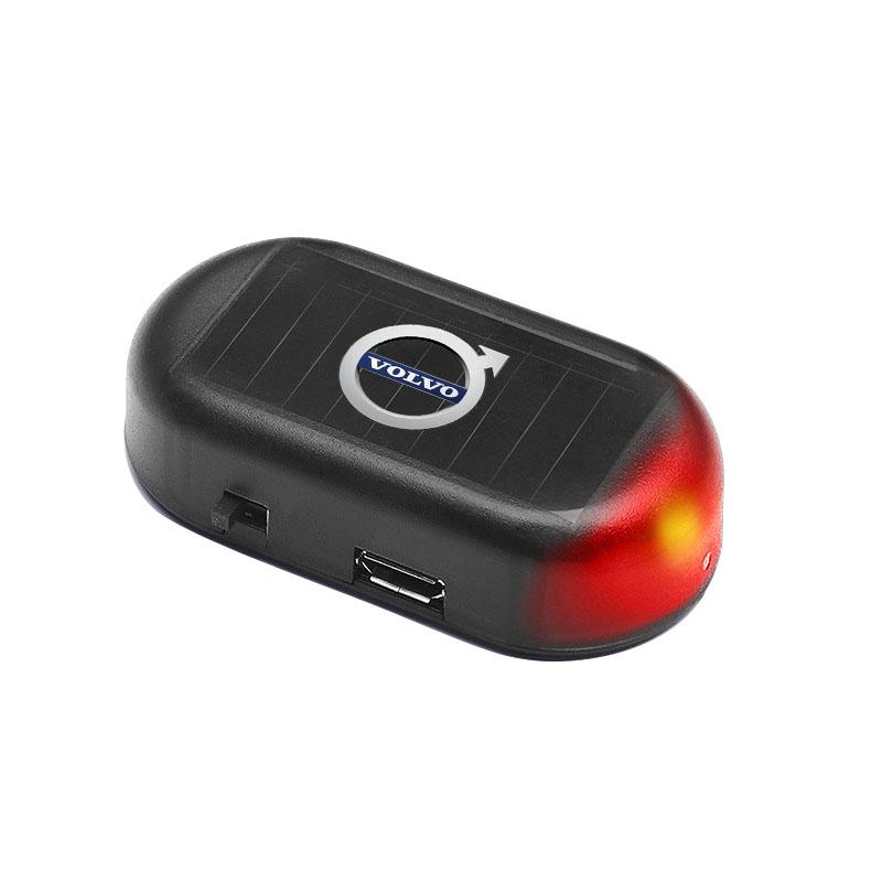 

1Pcs LED Solar Powered Fake Security Light Simulated Car Led Warning Light For Volvo XC90 XC60 XC40 V40 V60 S40 S50 S60 S70 S80 S90 240 C70 Vnl Truck красный