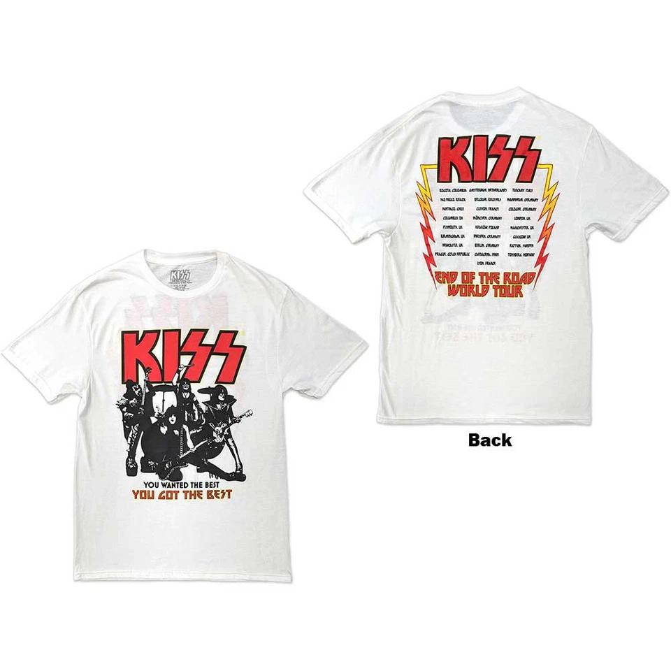 KISS T-Shirt: End Of The Road You Got The Best (Back Print) OFFICIAL NEW