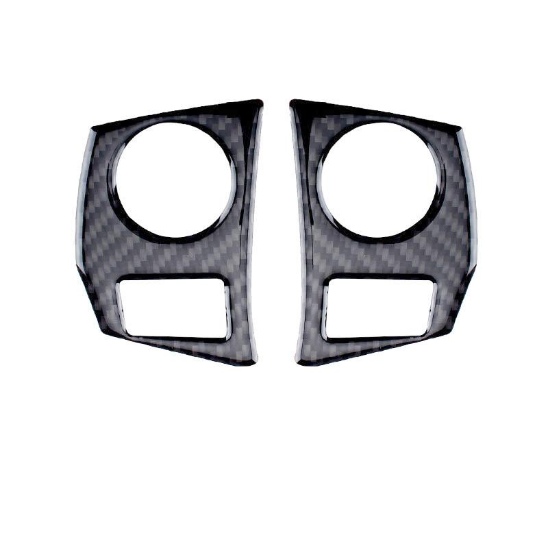 Carbon Fiber Car Center Console Steering Wheel Cover Trim Decal Stickers For Toyota Corolla 2014-2018 Car Inner