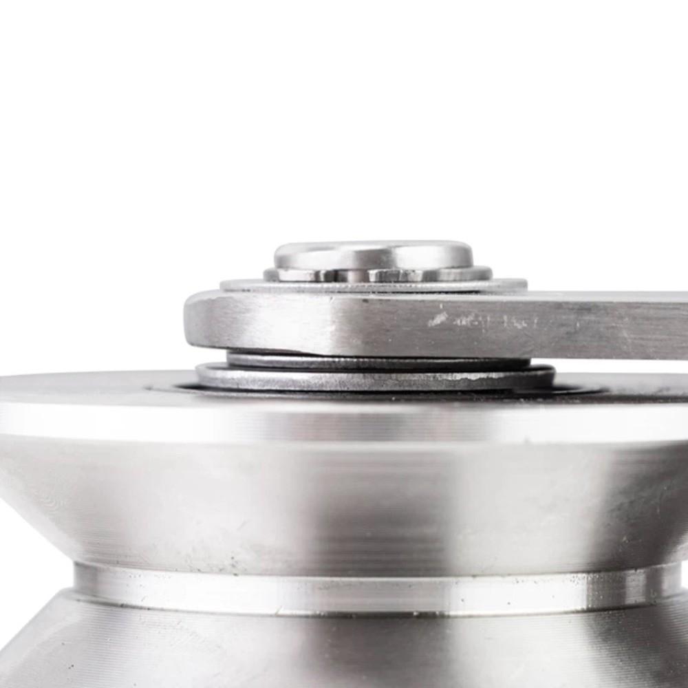 Heavy Duty V Groove Pulley Corrosion Resistant Industrial Grade V Sliding Gate Roller Wheel Smooth Rolling Easy Install