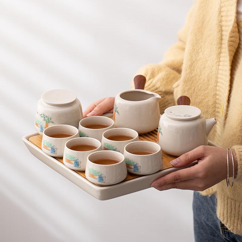 

Sushe Ceramic Wood Ash Glaze Kung Fu Tea Set