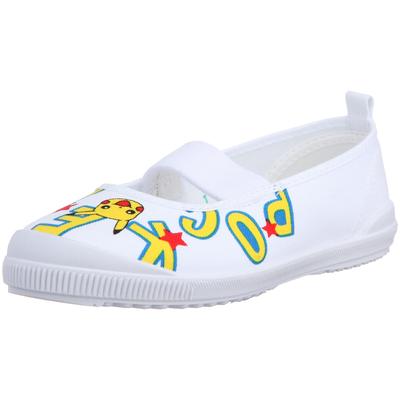 Asahi Pokemon Indoor Size KD37011 S02-XY Shoes, Boys, White, 15.0 Cm, 2E,