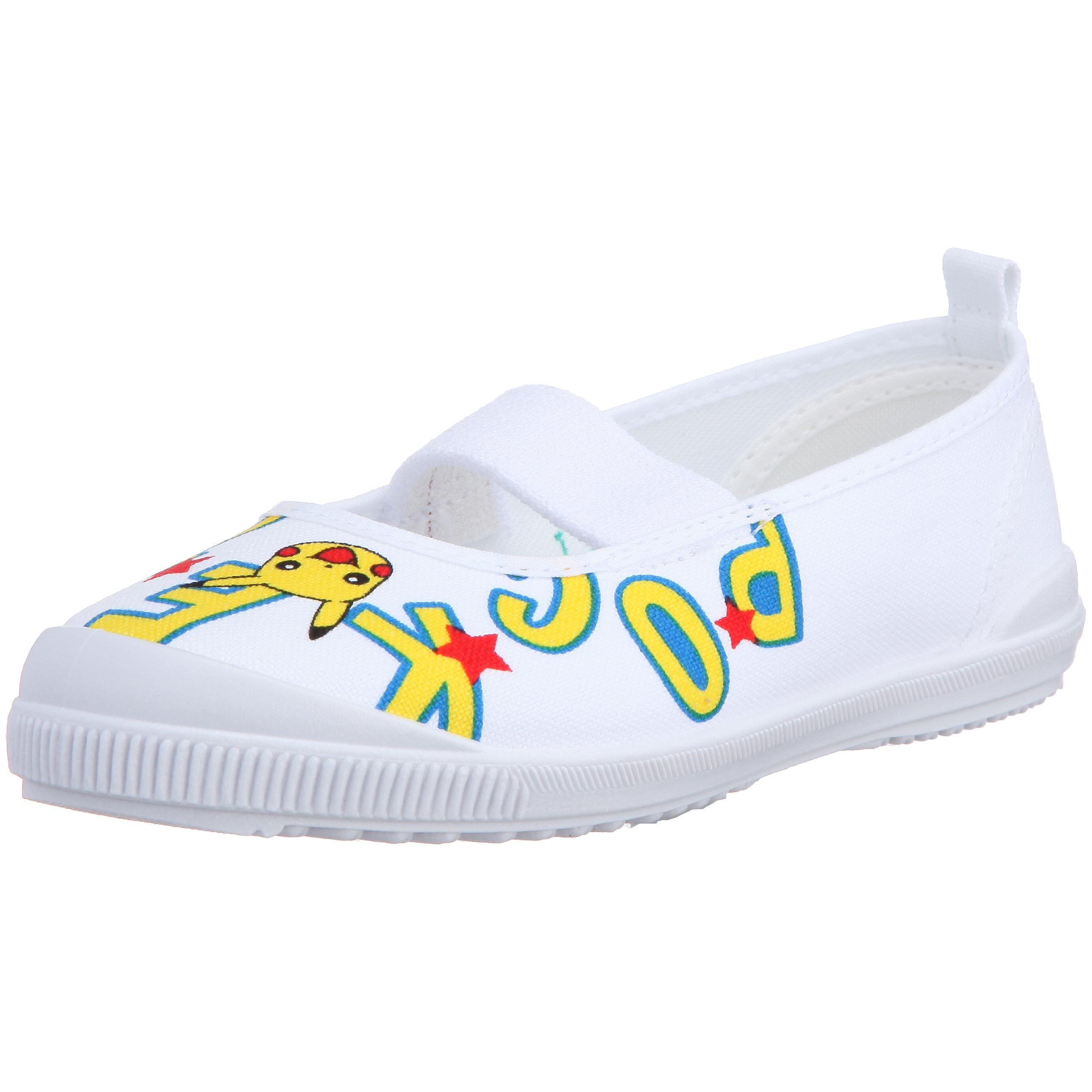 

Asahi Pokemon Indoor Size KD37011 S02-XY Shoes, Boys, White, 15.0 cm, 2E, белый