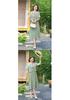 Elegant Chiffon Summer Dress for Middle-Aged & Elderly Women - Short Sleeve Long Skirt (2026 Edition)