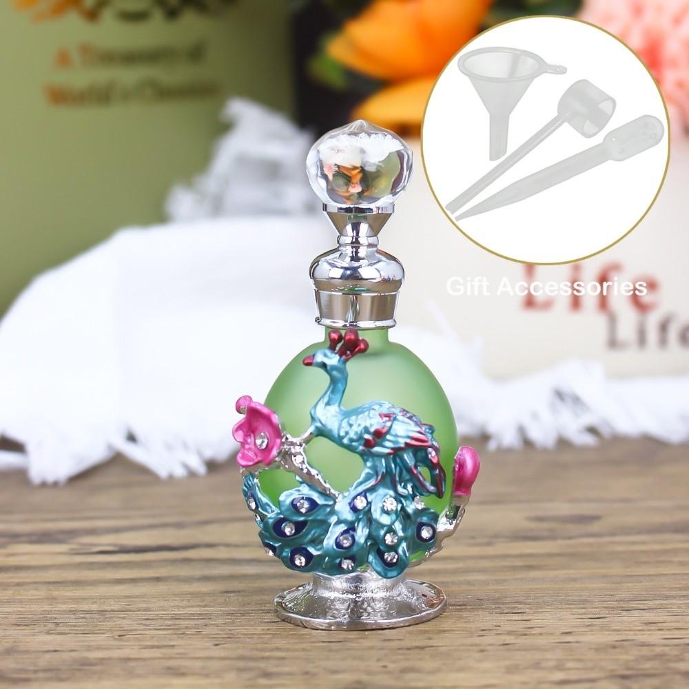 Luxury Essential Oil Dropper Bottle 15ML/25ML Empty Perfume Bottle Perfume Dispenser  Handicraft
