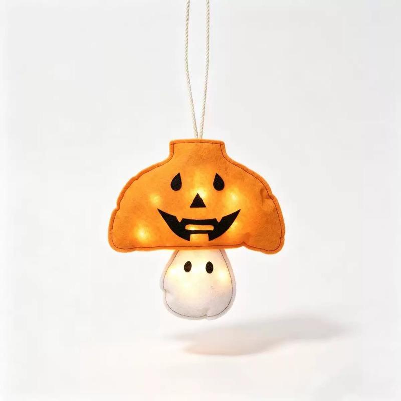 Halloween Pumpkin Lanterns, Ghost Festival Party, Lotus Lantern Decoration Supplies, Party Scene Atmosphere Setting, Hanging Ornaments