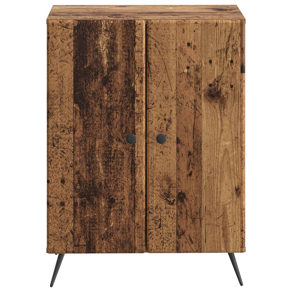 Bathroom Storage Cabinet BREDA Reclaimed Wood 59.5 X 31 X 80 Cm