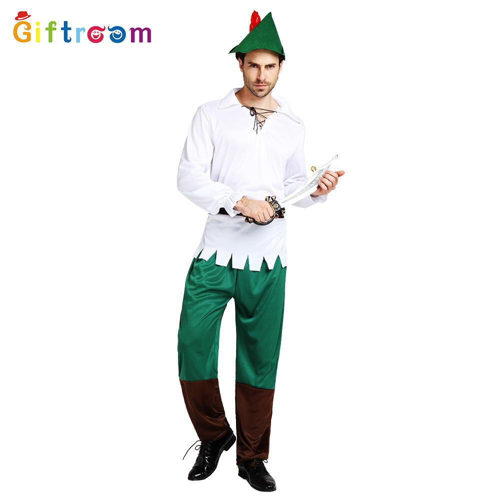 

Unisex Halloween 2023 Peter Pan Costume For Couples Ideal For Themed Parties In Polyester A