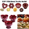 Fudge Donut Maker Cutter Cake Mold Flower Heart Shape Cake Bread Dessert Bakery Mould Jelly Mold Chocolate Mold Baking Tools