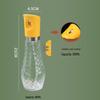 260ml Glass Press-Type Oil and Water Spray Bottle - Non-Drip, Transparent Kitchen and Watering Can.