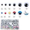 750pcs Stuffed Animal Eye Parts, Eyeball Parts, Eye Dolls, Black Eyes, Moving Eyes, Googly Eyes, Eye Parts, Eye Stickers, Craft Parts, DIY Sewing