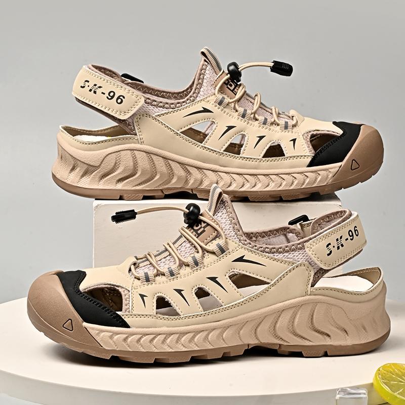 Summer Fashion New Beach Sandals Anti-collision Hiking Shoes for Outdoor Hiking Comfortable Breathable Thick-soled Men's Shoes