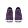 Converse Chuck Taylor All Star Skate Pro Hi Suede Versatile Comfortable Casual Lightweight High-Top Canvas Shoes Unisex Sneakers White Purple 166021C