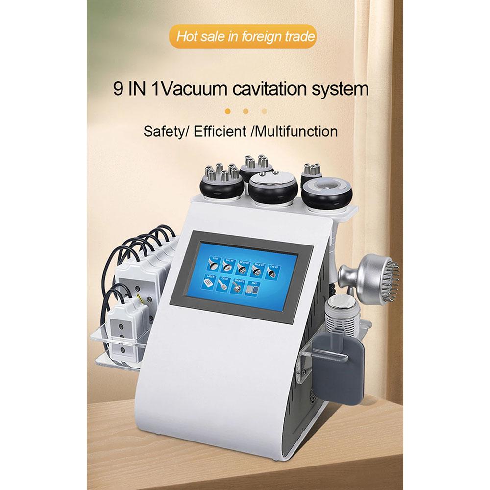 2025 NEW DT 9 IN 1 Lipolaser Cavitation Machine - RF Skin Tightening Fat Burner Body Slimming Electric Beauty Tool